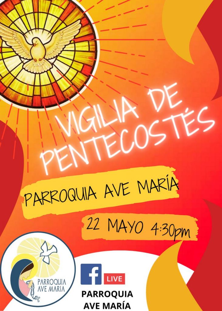 Invitación Vigilia de Pentecostés