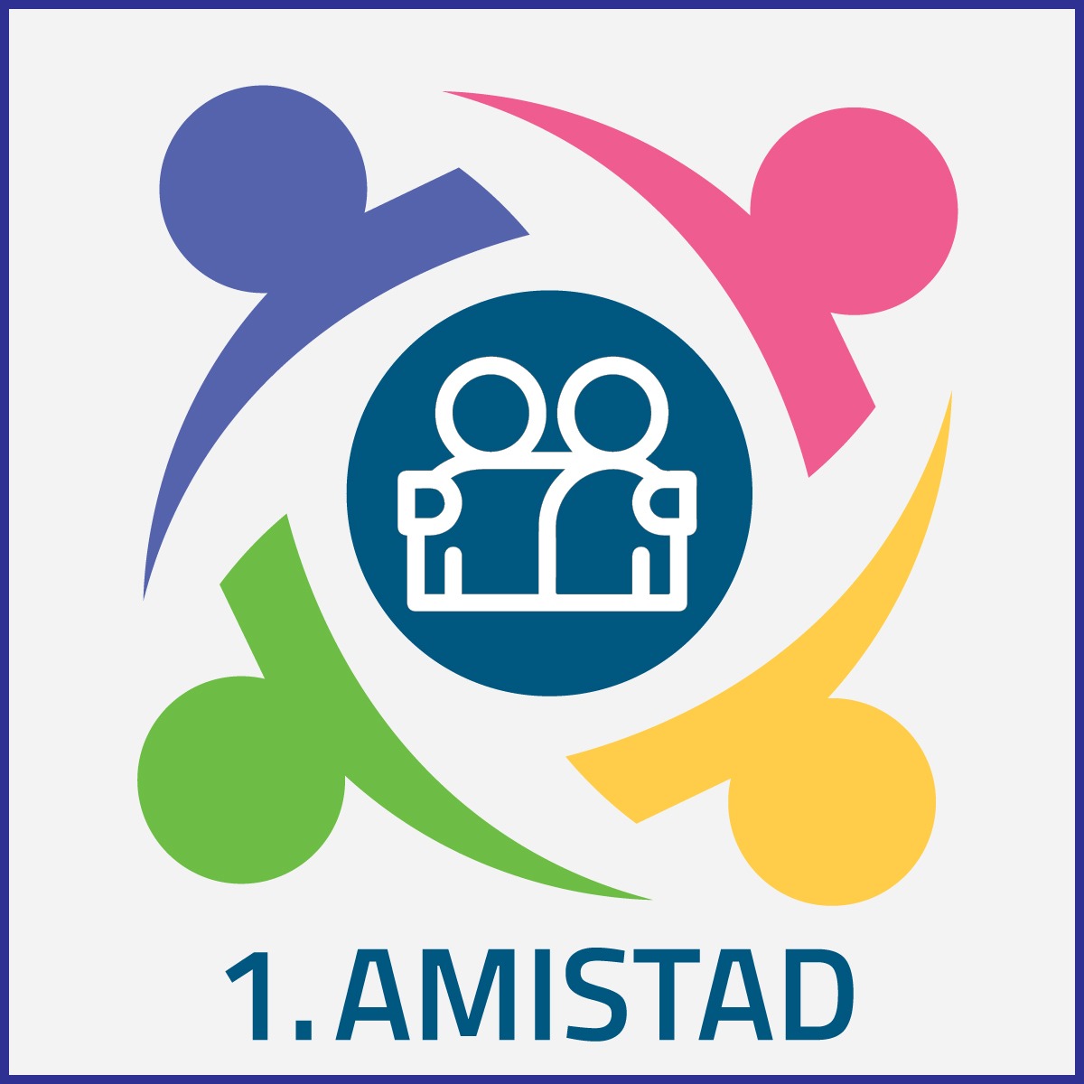 1 Amistad - Logo de actividad