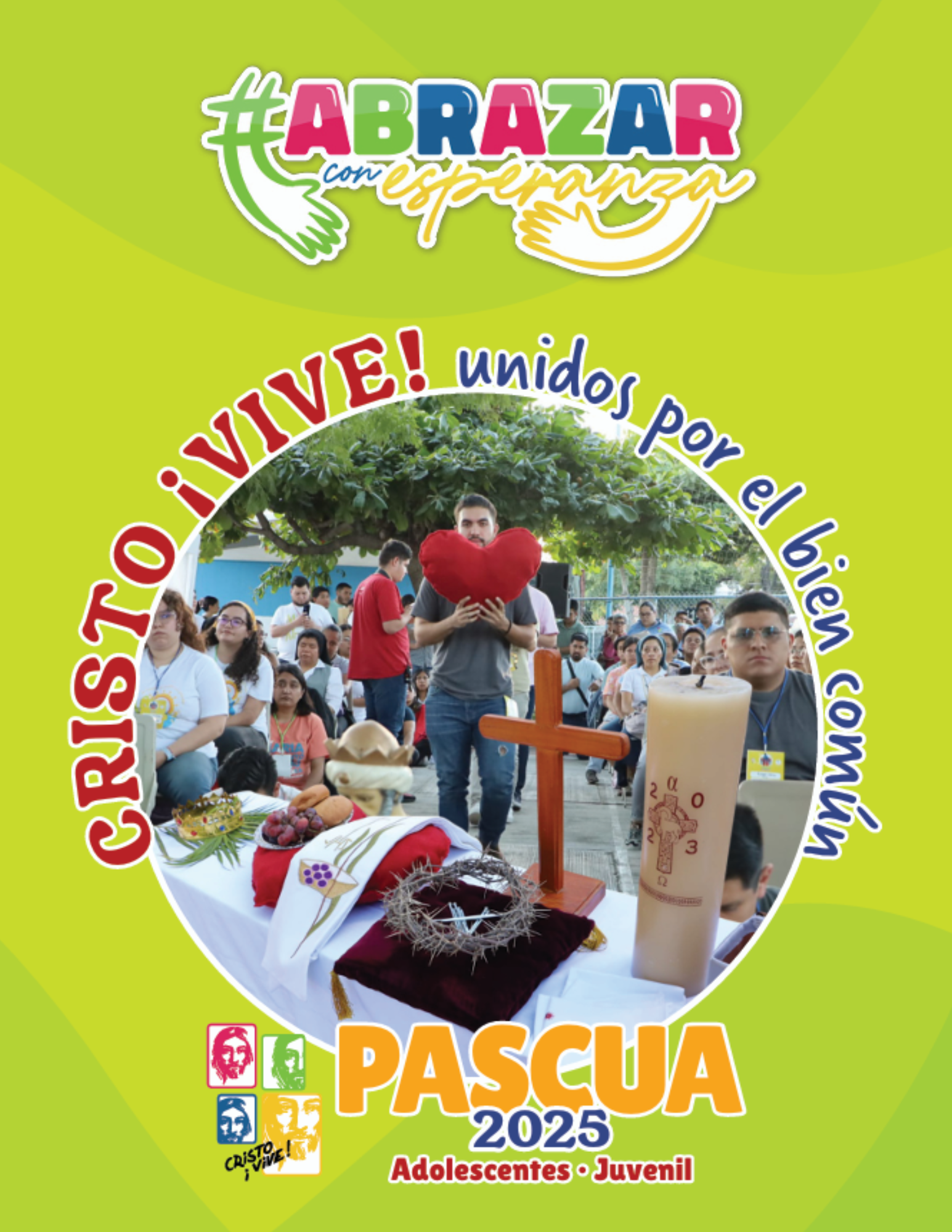 Folleto Pascua Juvenil 2025 - Pastoral Juvenil Vocacional APM, image size:1545x2000